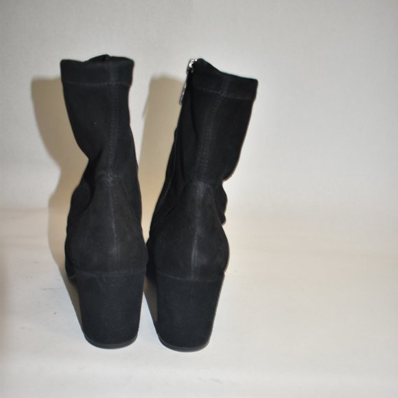 Aquatalia Dayana Water Resistant Stretch Bootie Black Size 10 - Picture 7 of 9